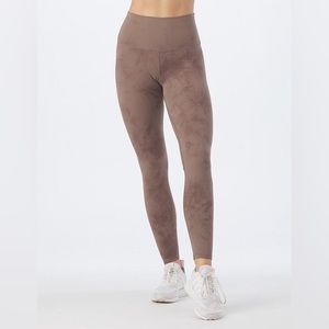 High Waist Pure Legging: Linear Tie Dye